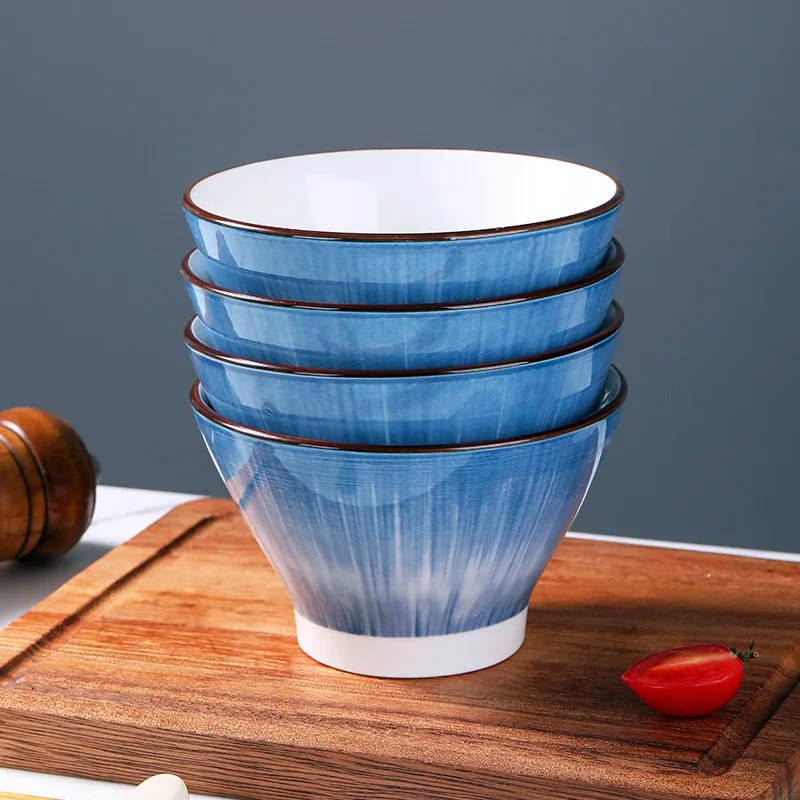 Gradient Starry Sky Series Ins Popular Hat Shaped Ceramic Plates New Arrival Microwave & Dishwasher Safe Household Tableware