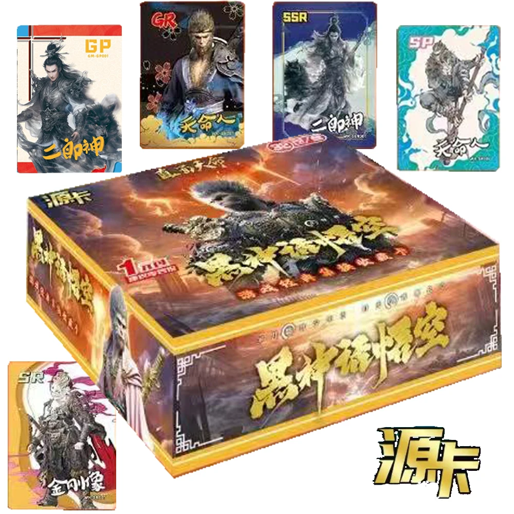 Original Black Myth Wukong Card For Child Magical Storyline Exploration Action Monkey Sun Limited Game Collection Card Kids Toys