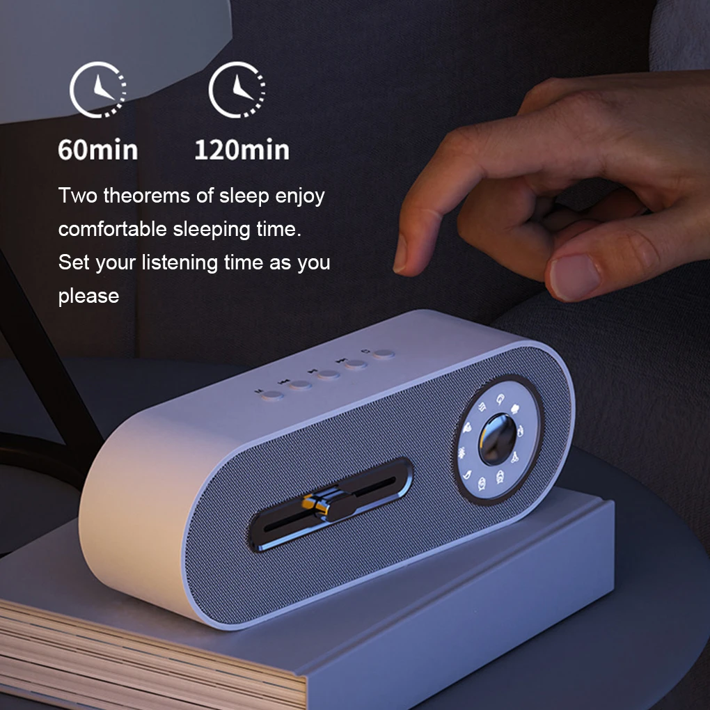 Efficient White Noise Machine With Large Battery Capacity White Noise Wireless Bluetooth Speaker