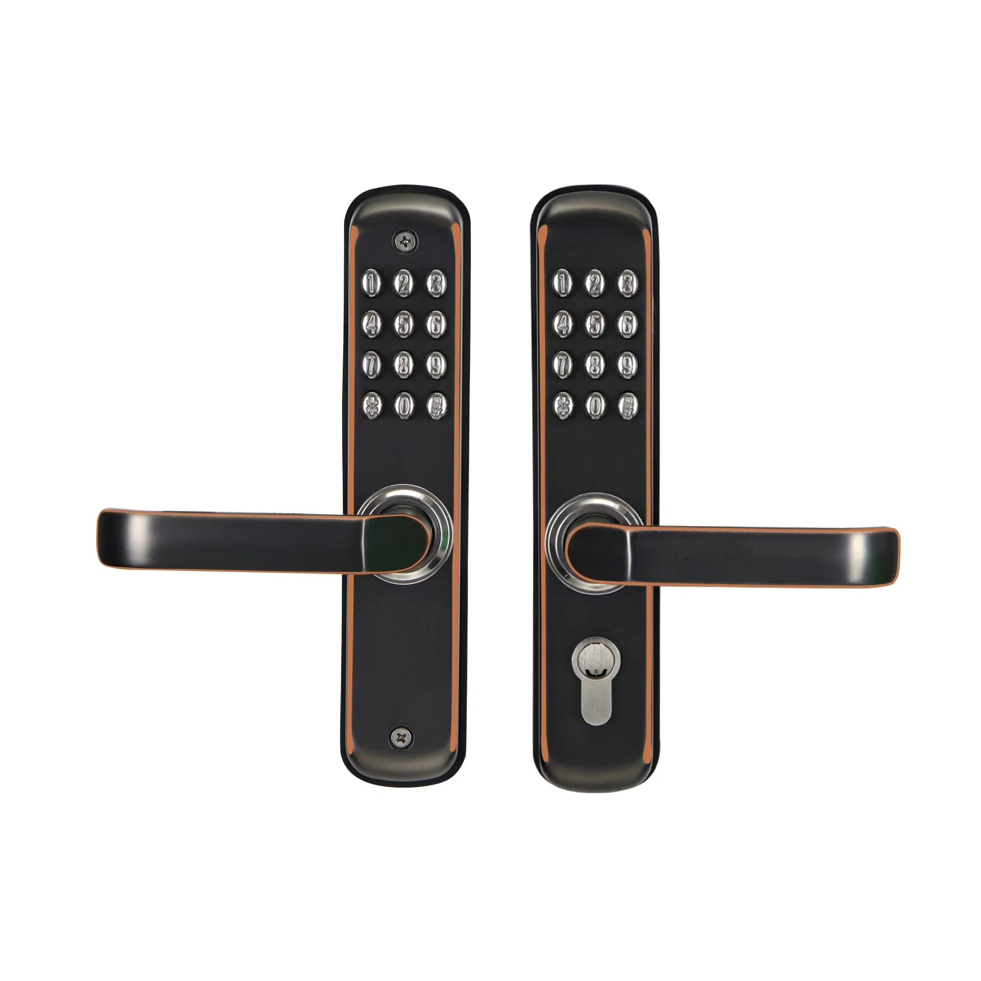 Mechanical Push Button Waterproof Keypad Pin Code Entry Password Gate Door Lock