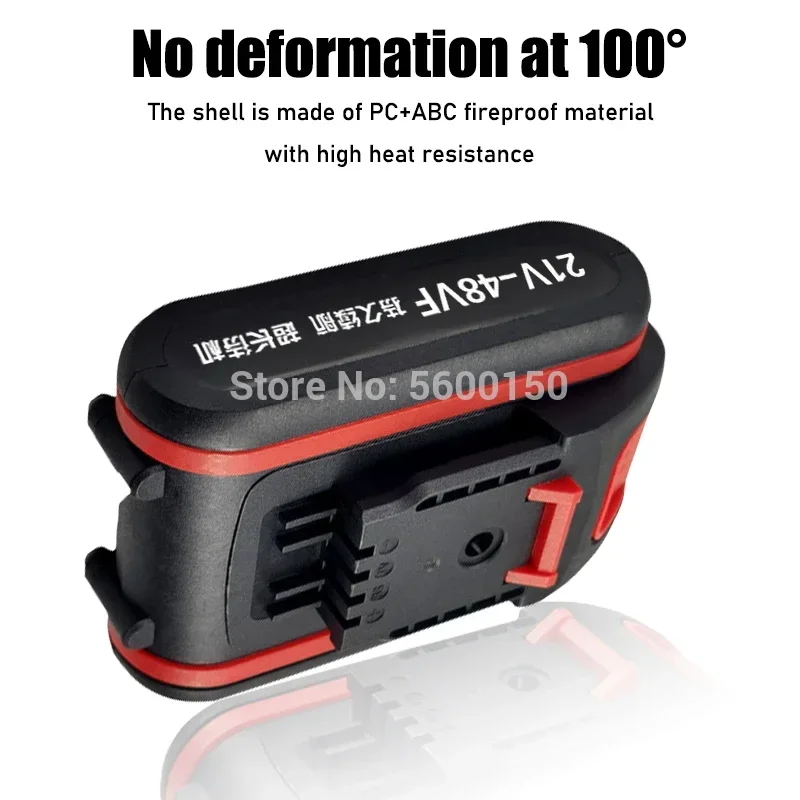 21V Cordless Electric Screwdriver Rechargeable Lithium Battery For Electric Screwdrivers Drill Power Tools Accessories