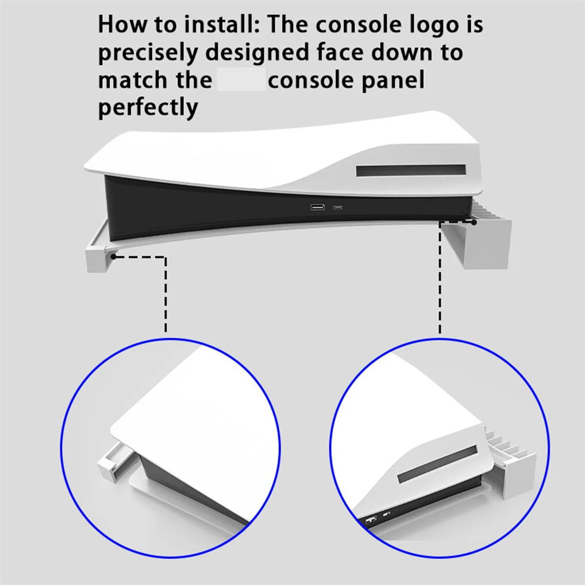 

ATP-For Horizontal Stand Upgraded Desk Stand Portable Base Holder for Games Accessories