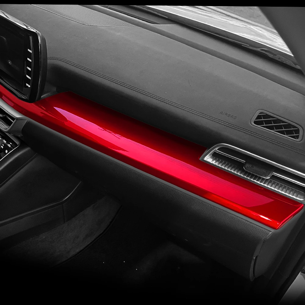 

2Pcs For Kia K5 2021-2024 LHD Interior Dashboard Button Cover Center Air Vent Outlet Trim Stripes Frame Decoration Accessories