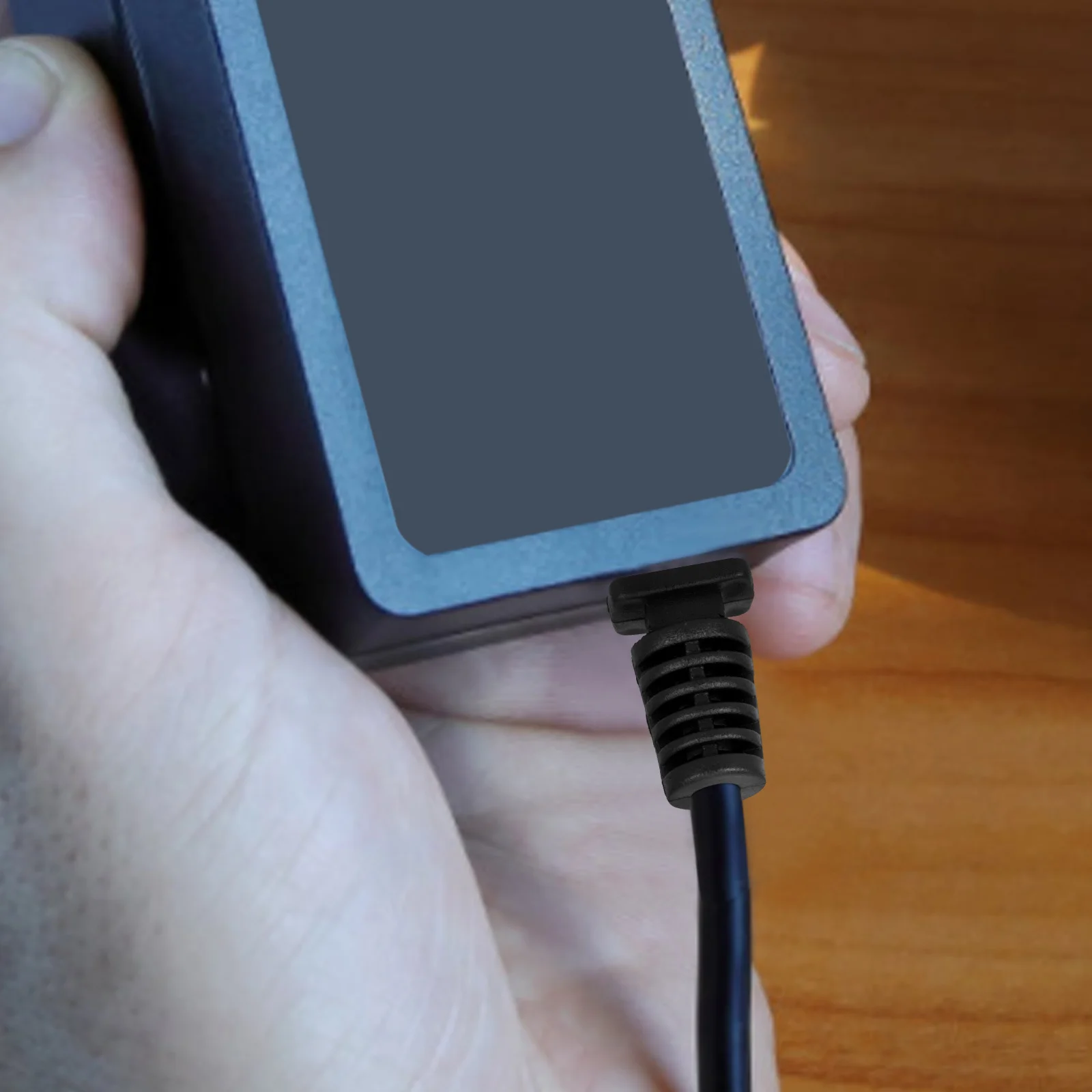 

100Pcs Electrical Wire Strain Relief Connector Cable Glands Spiral Cord Grip Protector Durable ABS Wire Hole Protector