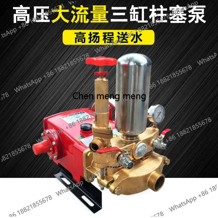 4500 Type 5200 Type High Pressure Three-Cylinder Plunger Pump Water   Sprayer Pump Water   Cleaning Machine