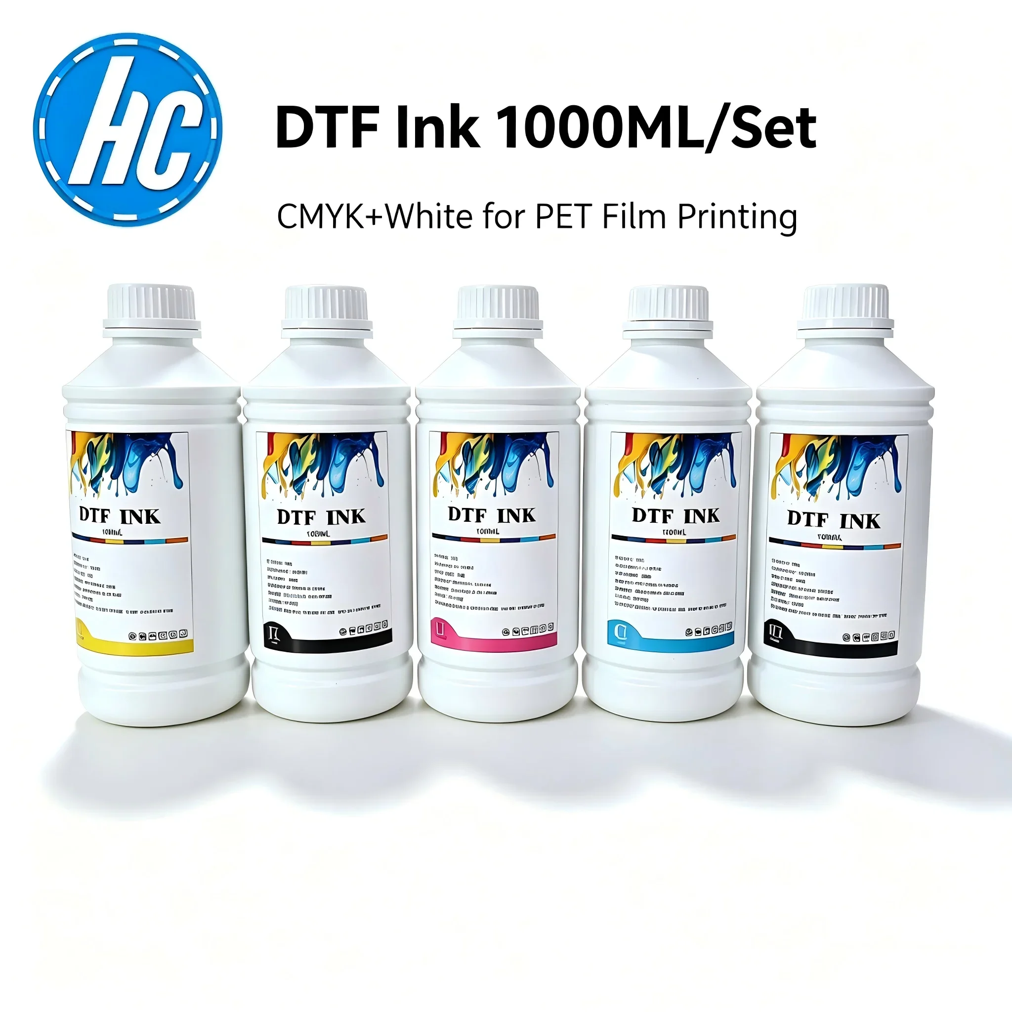EP-DTF Ink 1000ml for Direct to Film DTF printer For Epson printheads I3200 XP600 TX800 L1800 L805 I1600 1390 4720 And Pet film