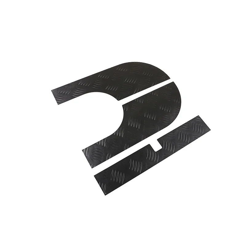 For Land Rover Defender 90 110 130 2004-2019 Aluminum Alloy Black Car Tailgate Roof Trim Panel Cover Sticker Car Accessories