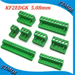 100Pcs KF2EDGK 5.08 2EDG PCB 2PIN /3P/4P/5P/6P/7P/8P/9P/10P/12P/13P/14P Connector Plug-In Terminal Block Housing Phoenix Contact