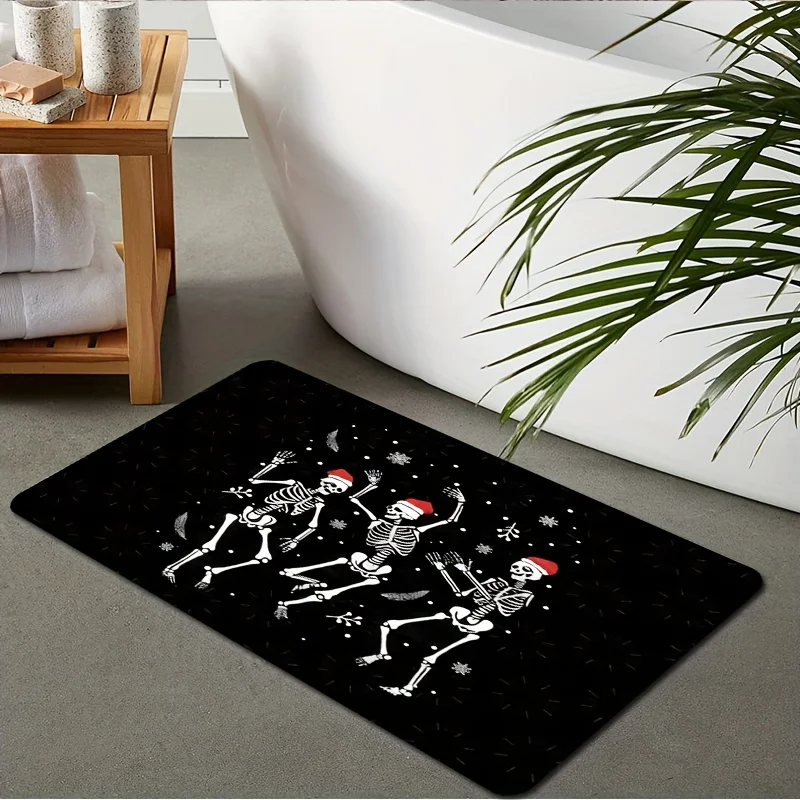 VIKAMA عيد الميلاد الهيكل العظمي الرقص البساط التكنولوجيا غرفة المعيشة دراسة المطبخ مدخل الباب ديكور ديكور المنزل #3