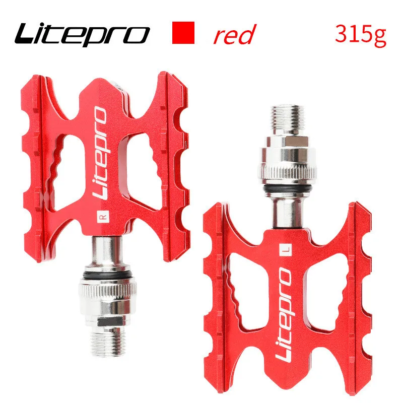 Litepro quick release pedal ultra-light aluminum alloy non-slip pedal for brompton pedal for dahon birdy