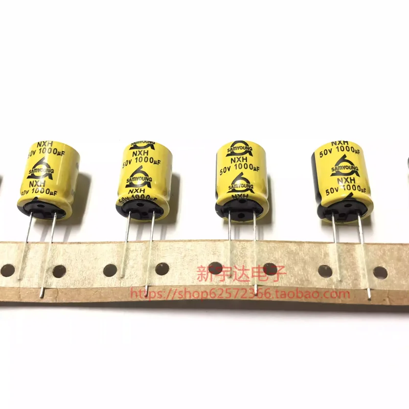

10-100 шт. 1000 мкФ 50В Sanying 50V1000UF 16X20 NXH высокочастотный низкоимпедансный желтый электролитический конденсатор