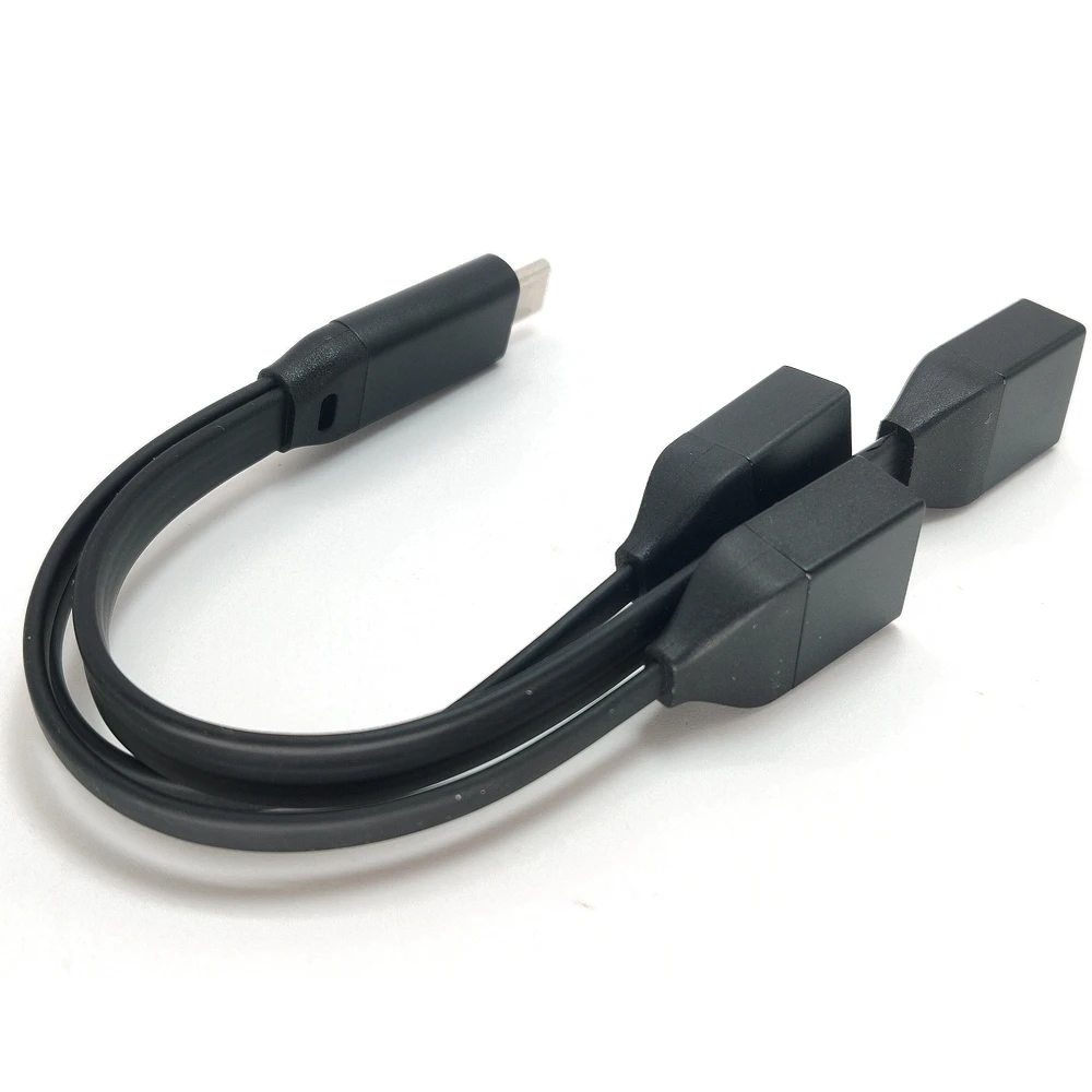 OTG hub mouse Apple Universal, adaptor kabel data tipe-c ke USB 1/3 untuk tablet seluler