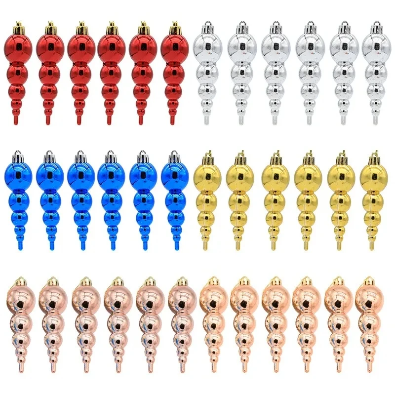 6pcs Christmas Decoration Christmas Tree Pendant Ornaments Props Christmas tree decoration