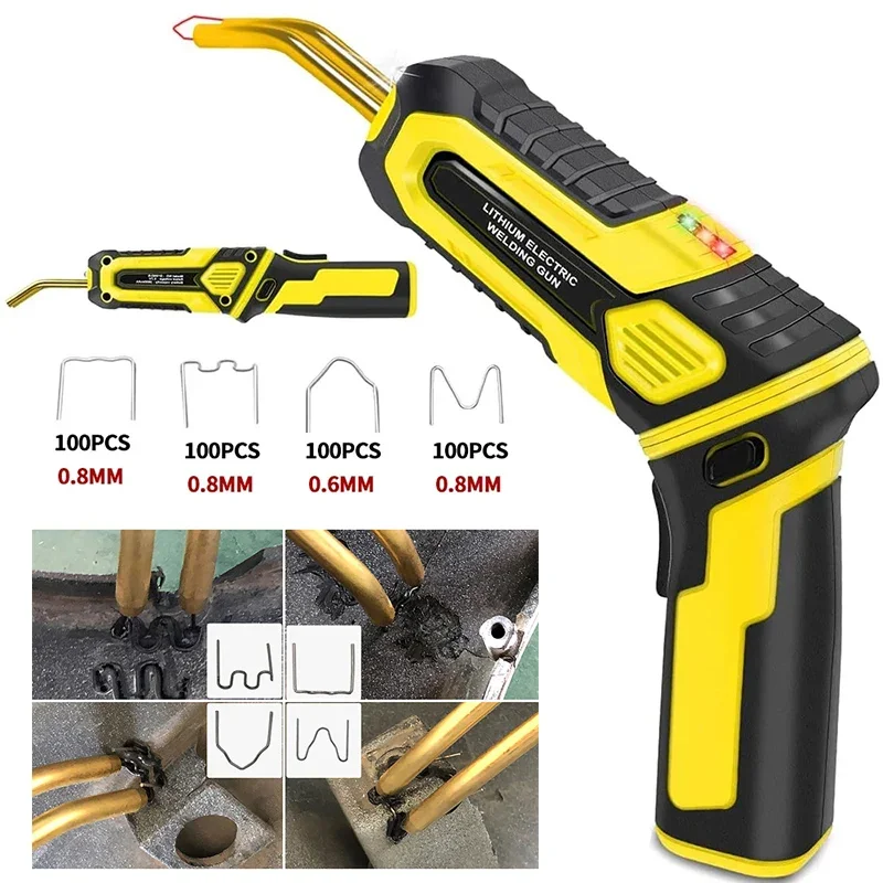 

Welding Tool Kits Lithium Battery Plastic Welding Gun Cordless Portable Plastic Welders With Parts Home Repair Welding Equipment