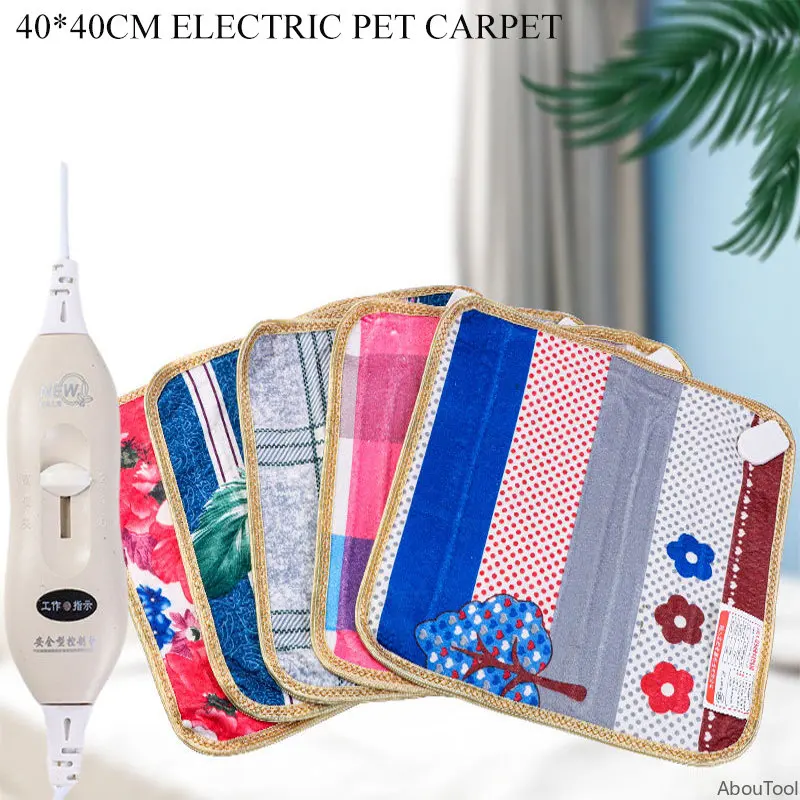 Automatic Pet Heating Pad Electric Blanket  Pet Pads Body Warmer Heated Mat Electric Heater Carpet for Dog Cat Small Animal Pad