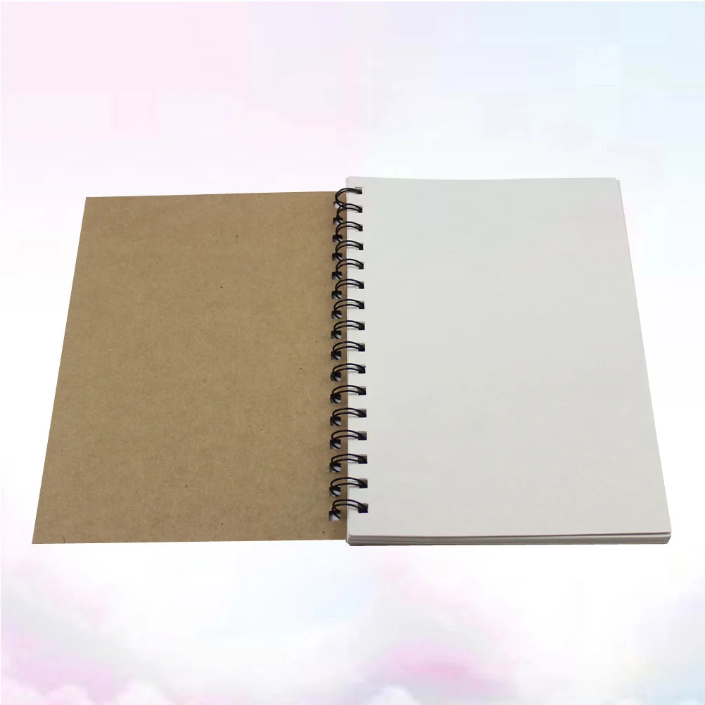 

2 Pcs Notebooks Thick Paper Durable Spiral Binding Ideal Drawing Writing Travel Diary Gifts