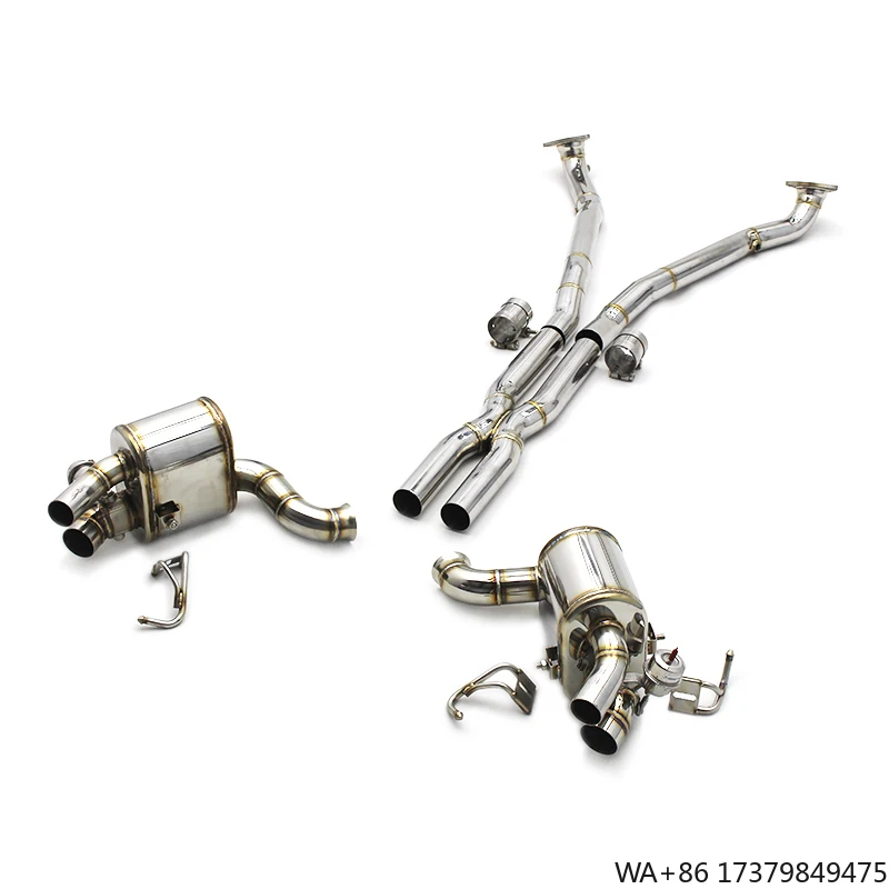 

OEM Catback Exhaust Pipes for Aston Martin DB9 V12 6.0L 2012-2016 Stainless Steel Vacuum Valve Muffler