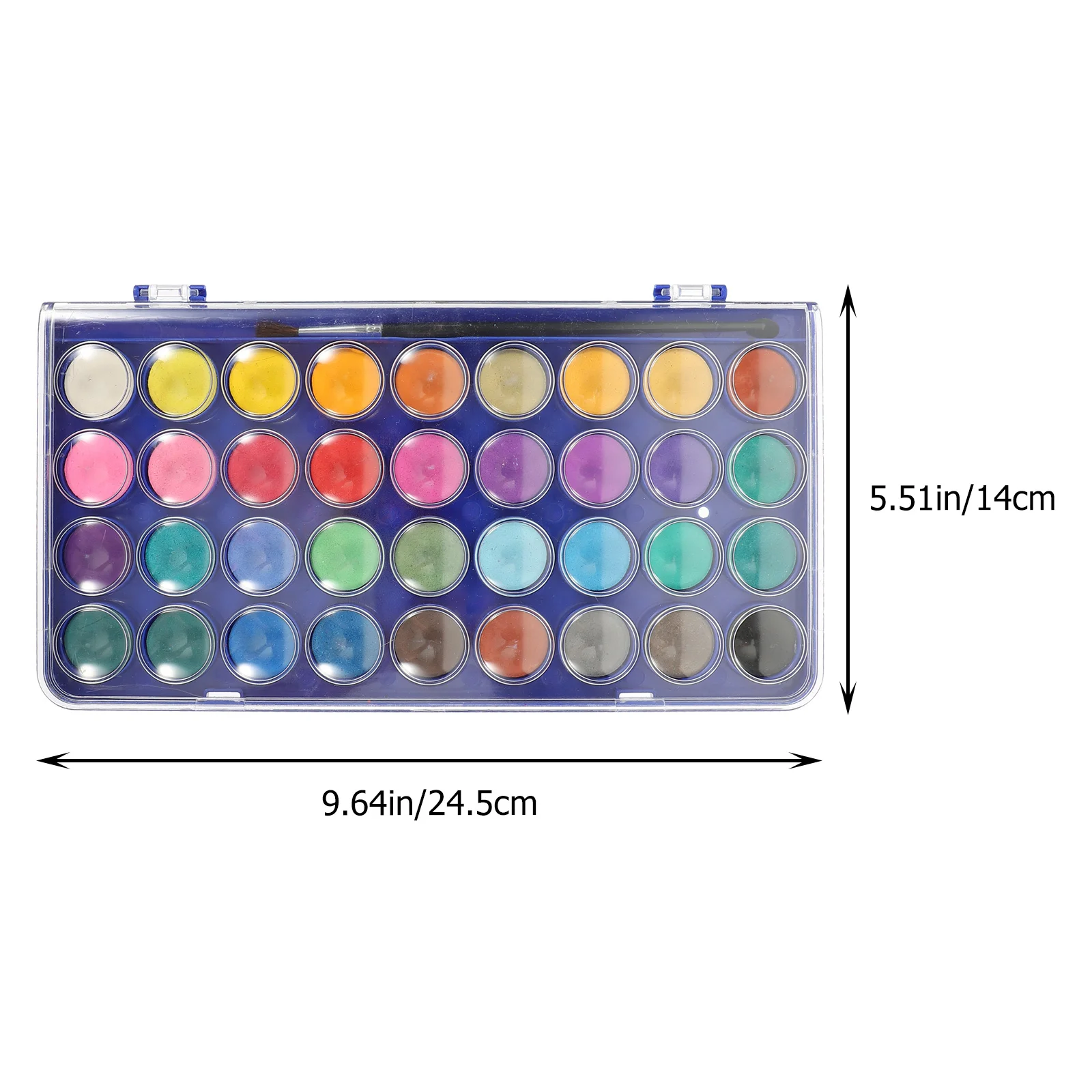 1 مجموعة 1 مجموعة مجموعة الطلاء بالألوان المائية المحمولة السفر المائية عدة للرسم في الهواء الطلق أصباغ اللوحة خفيفة الوزن لوازم الفن #6