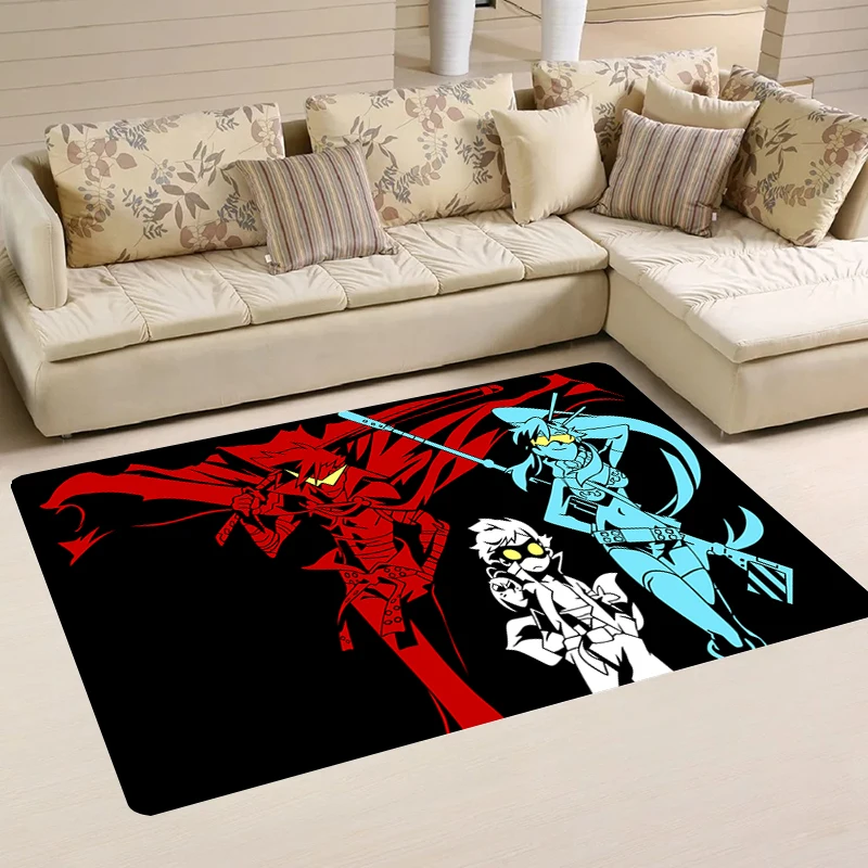 

Home Anime Tengen Toppa Aesthetic Room Decoration House Entrance Mat Kitchen Rug Balcony Rugs Carpets Foot Carpet Doormat Door