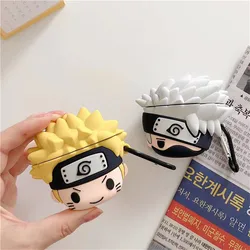 Anime Kakashi Voor Airpods 3 Case Bluetooth Headset Beschermhoesjes Voor Airpods 1/2 Pro 4 Oortelefoon Hoesje Voor Kinderen Geschenken