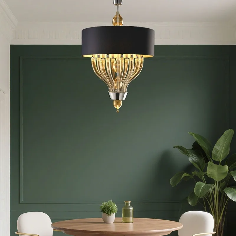 Contemporary Creativity LED Pendant Lights Art Glass Ceiling Chandelier Living Room Villa Luxury Decoration Suspension Luminaire