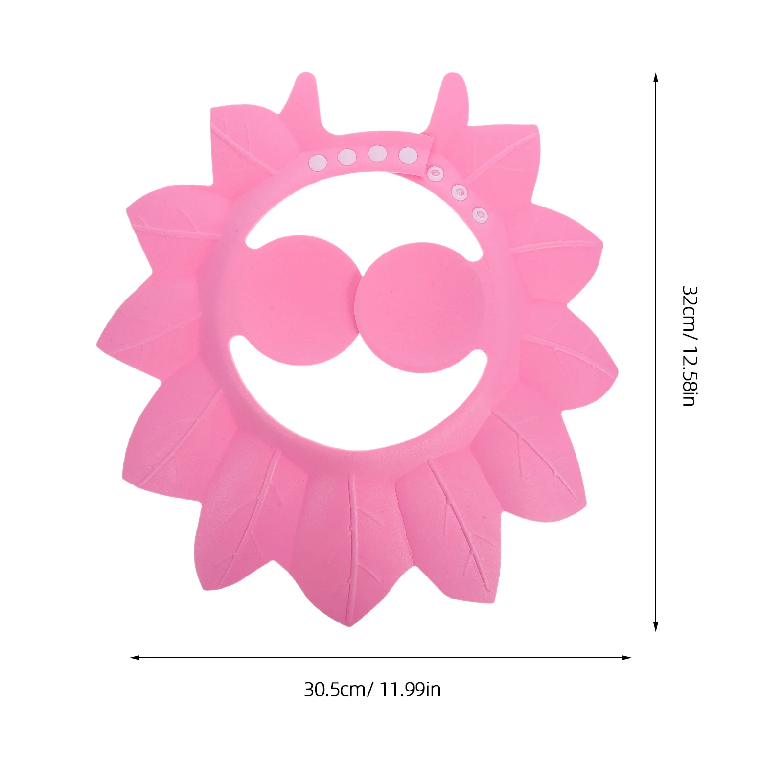 3 قطع من قبعة استحمام الطفل بتصميم أوراق شجر لحماية الأذن، درع شعر للأطفال الصغار، قبعة شامبو للأطفال باللون الأزرق والوردي والأصفر