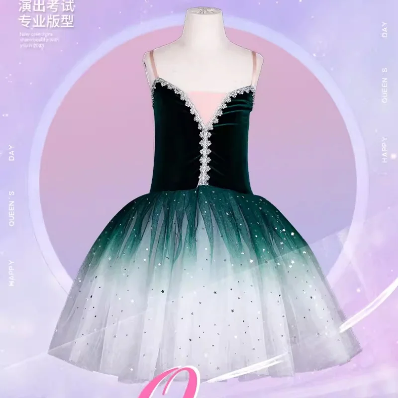 pd07109-ガールズ-バレエ-チュチュドレス-キッズ-ダンスコスチューム-ステージパフォーマンスと日常練習用