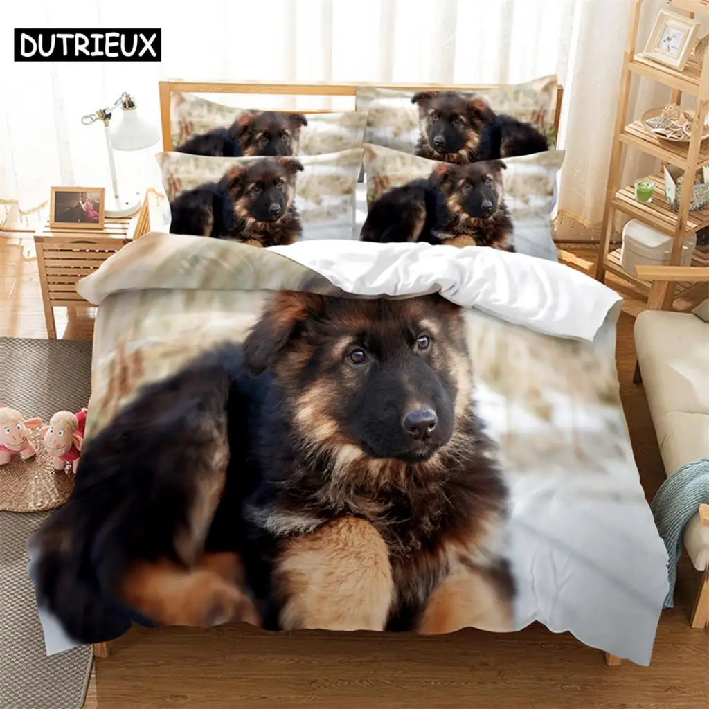 Wolfdog Bedding Set Duvet Cover Set 3d Bedding Digital Printing Bed Linen Queen Size Bedding Set Fashion Design