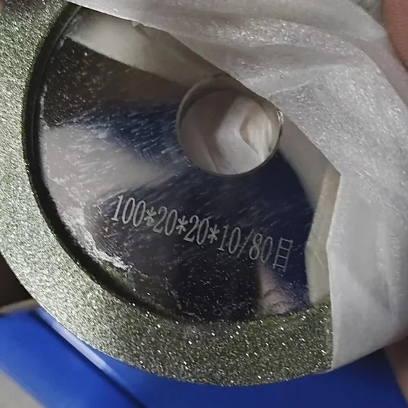 Dia40~80mm Alloy Diamond Grinding Wheel Thickness 20mm Inner Hole 20mm for Grinding Ceramic Tungsten Carbide Milling Cutter
