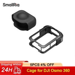SmallRig Silicone Protective Cover Frame Cage with 360° Protection Lens Cover for DJI Osmo 360 Action Camera Accessories-5704
