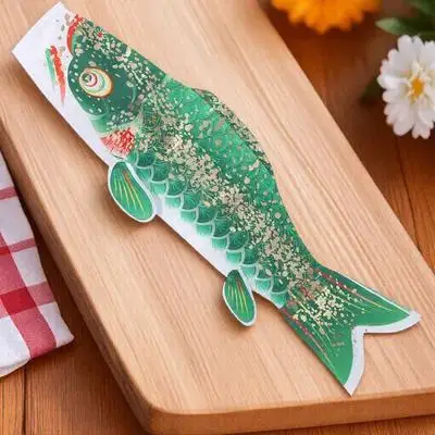 日本の鯉の靴下 70 センチメートル 3D エンボス加工屋外装飾旗お祝いホーム日本の魚風靴下 nament 魚の形の靴下