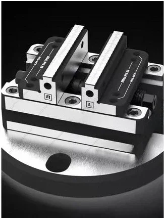 FMT Four or Five Axis Fixture, Self-centering Vice, Front and Back Quick Clamping Two Inches 3 4 5 6 7 8 Inches