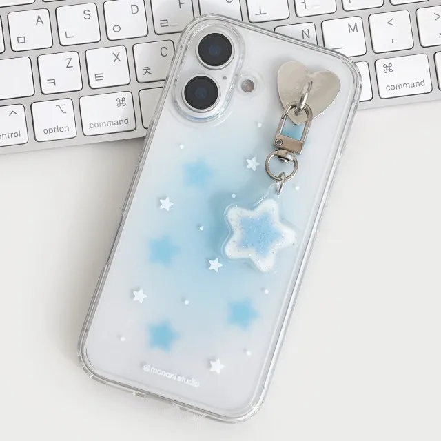 Clmj Korean Ins Shining Star Phone Case For Samsung Galaxy A37 A57 A16 A07 A17 A36 A26 A56 A55 A35 A25 A15 A54 A24 A14 A13 4G 5G