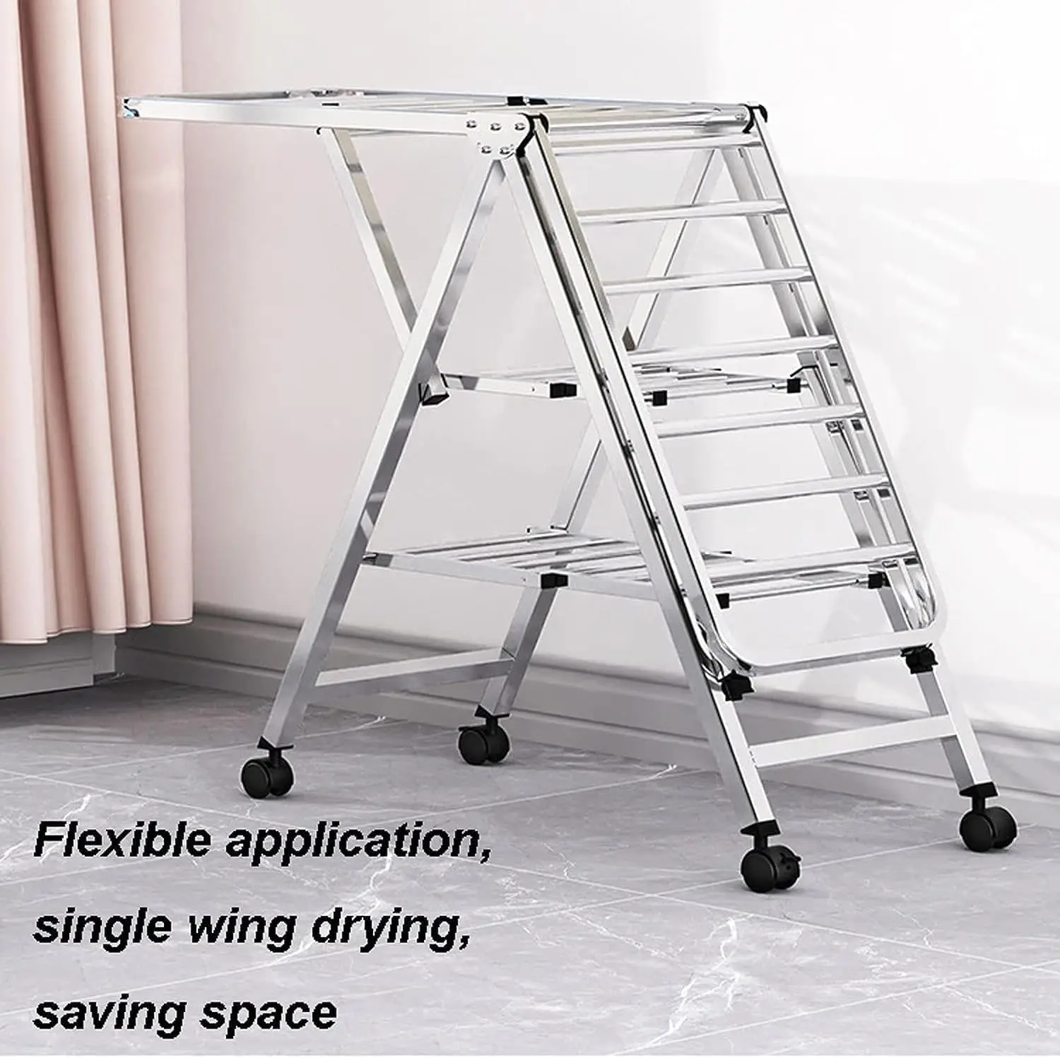 Compact Clothes Drying Rack Laundry Drying for Clothes Foldable Easy Storage Clothes Airer Folding