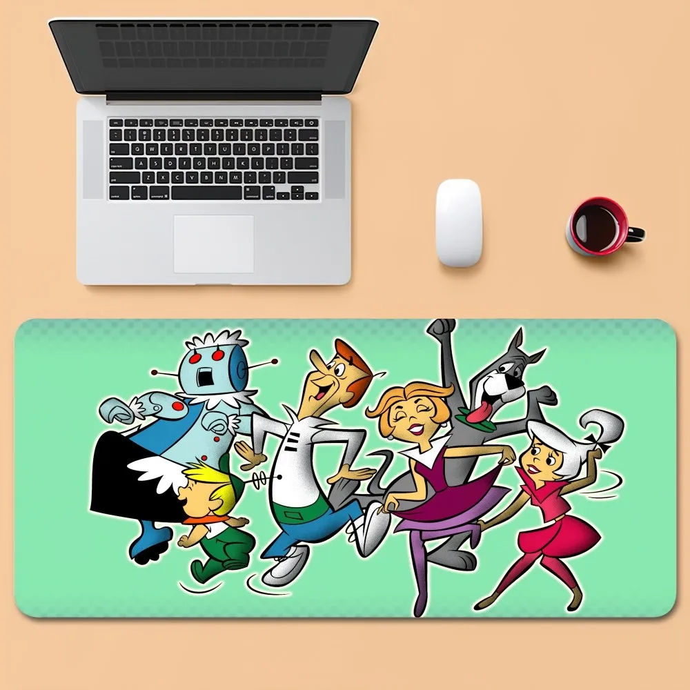 Cartoon The J-Jetsons Funny Mousepad Office Large Small Computer PC Keyboard Mouse Rubber Game Anti-Slip Mice Mat Big