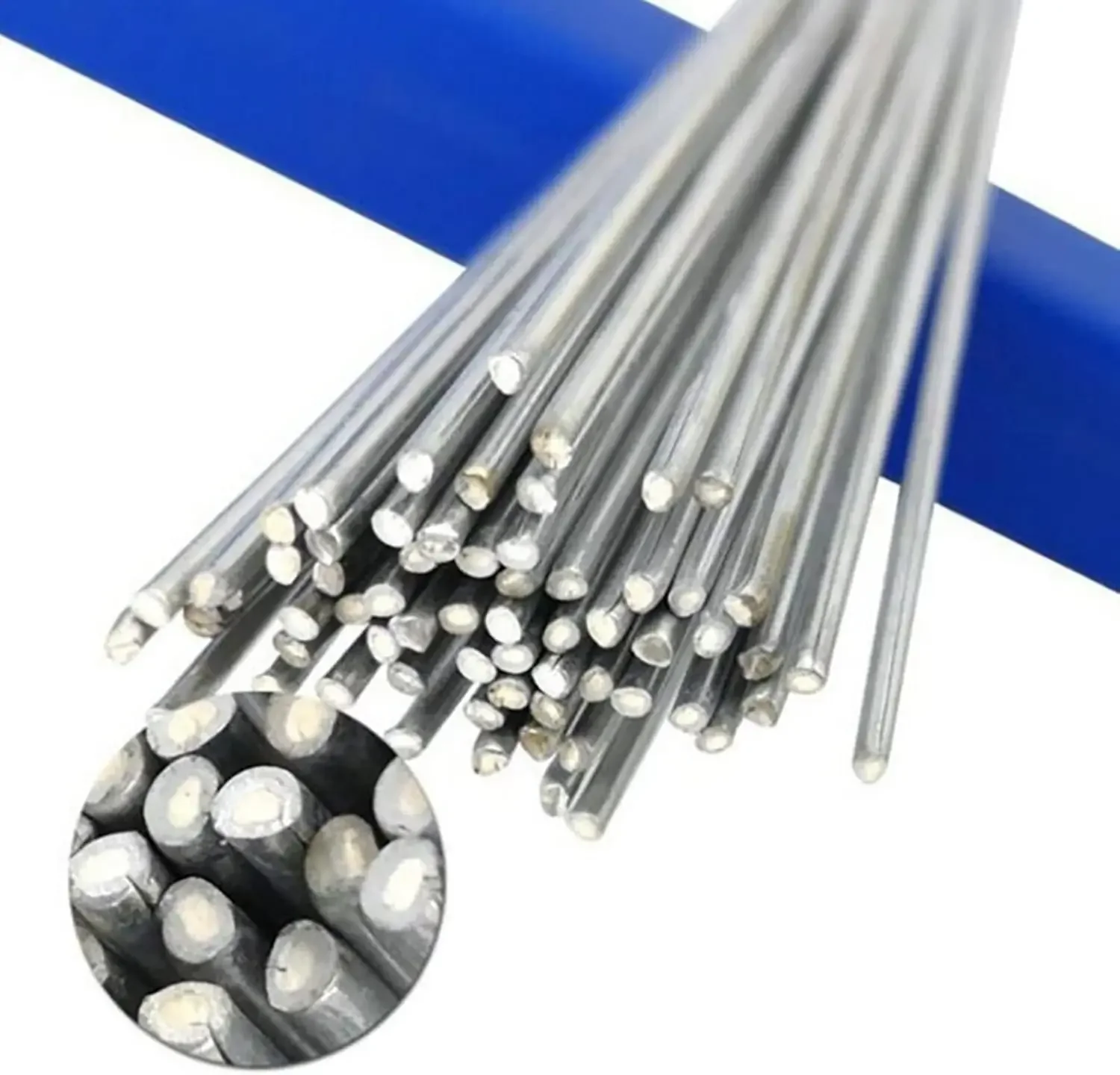33cm Low Temp Easy Melt Aluminum Welding Rods 100PCS Aluminum Welding Wire Flux Core-Only Suitable for Welding Aluminium