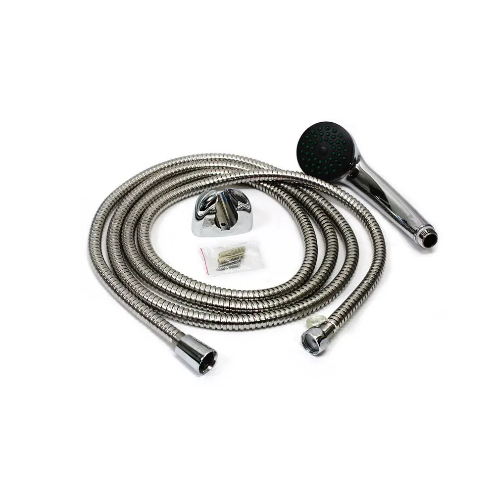 Shower Shower hose set Chrome head 3M