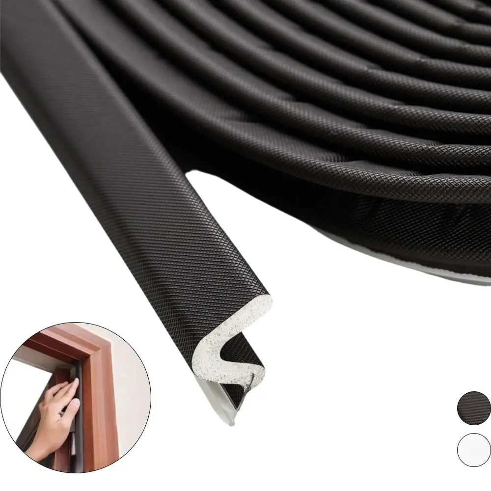 

Q-Shaped Foam Weather Stripping Easy To Install Windproof Soundproof Foam Sound Insulation Rainproof Door Seal Strip Window