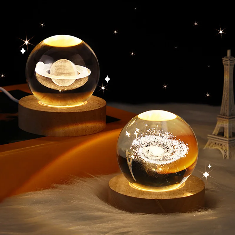 luminosa cabeceira table lamp starry crystal ball cabeceira nightlight projecao atmosfera lampada presentes criativos ornamentos deco 01