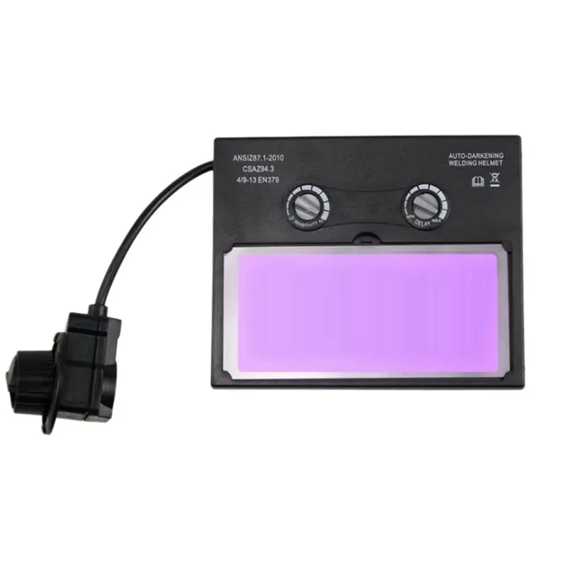 JHD 4X Solar Auto Darkening Welding Lens Panel Welding Helmet Mask Automatic Filtering Lampshade Eye Goggles