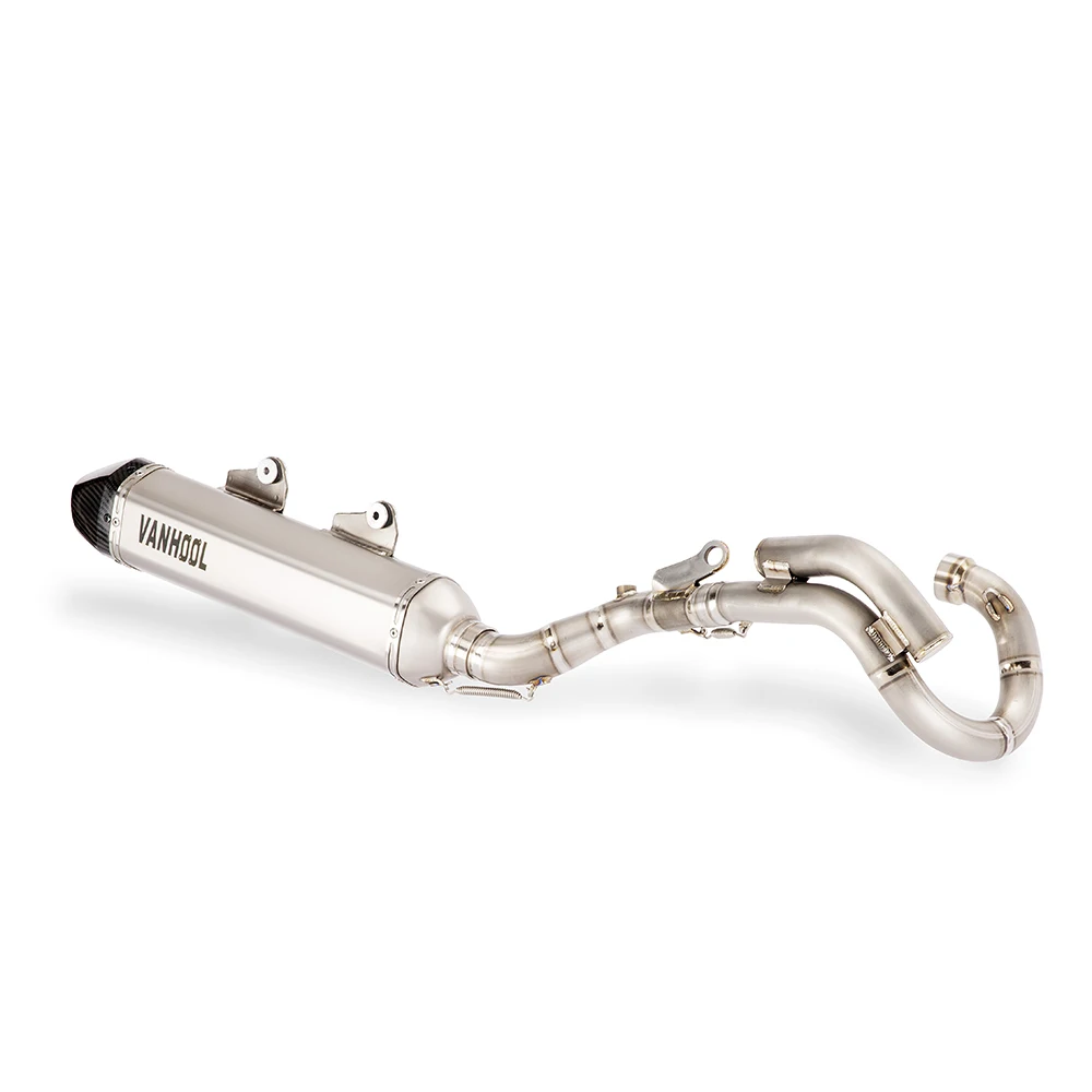 

STLF Titanium Motorcycle Exhaust Pipe Header for Hus Qvarna FE250 2017-2018 250 EXC 2017-2018