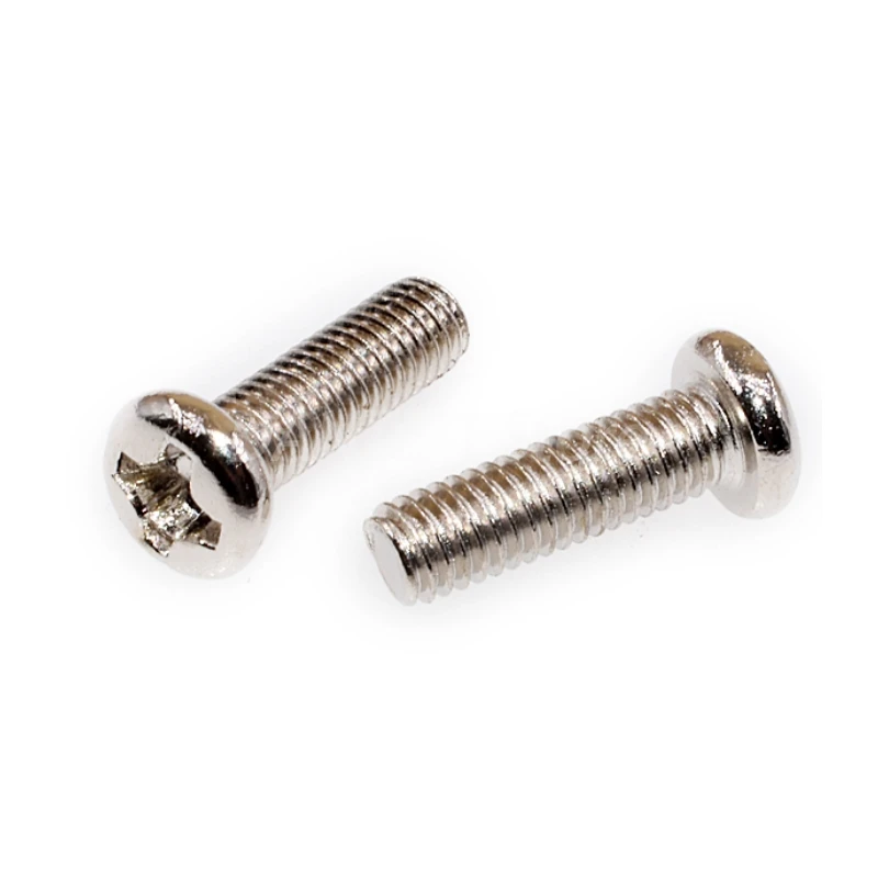 PM round head 3mm screws cross pan head bolts machine screws PM machine tooth electronic flat tail M3 screws nickel plated