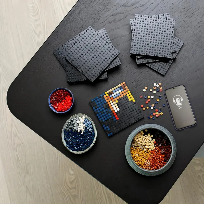 Jouet de décoration murale 31205 MOC Captain Rex Star, figurine de film, peinture artistique Pixel, blocs de construction, ensemble de briques, cadeau créatif de noël