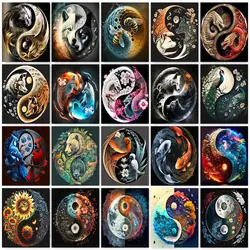 GATYZTORY Frame Diy Painting By Number For Adults Kits Colorful Animal Acrylic Easy Painting With Numbers Handicraft For Home De