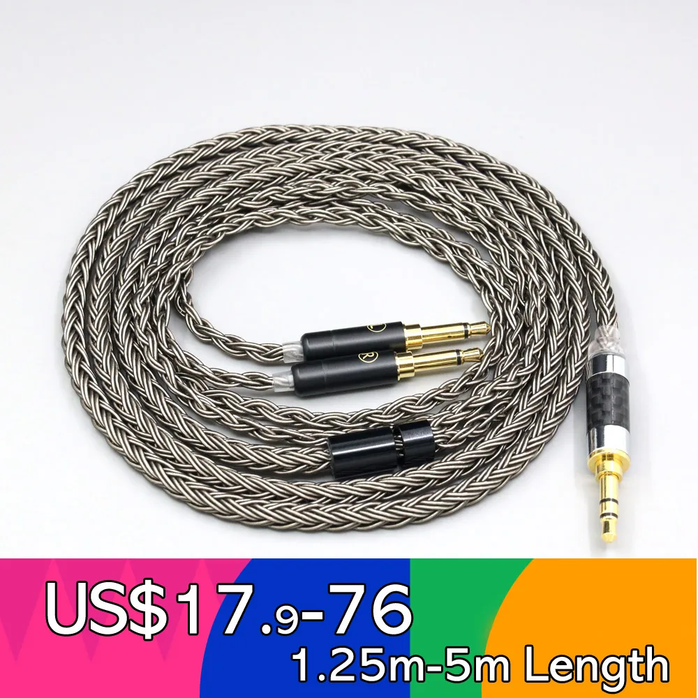 16 Core Grey Earphone Cable For Hifiman Sundara Ananda HE1000se he1000v2 HE6se DEVA he400se Arya He-35x XS LN008012