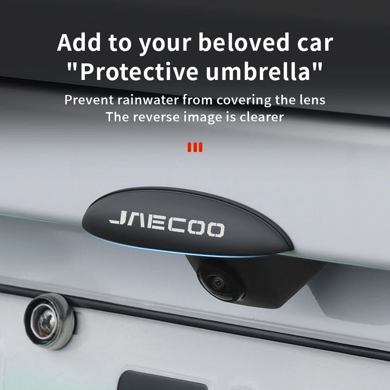 Cámara trasera de marcha atrás para coche, cubierta de lluvia ABS, cámara de marcha atrás para coche a prueba de lluvia para Chery Jaecoo J6 J7 J8 Phev J7 Phev 5EV J6 7 J5