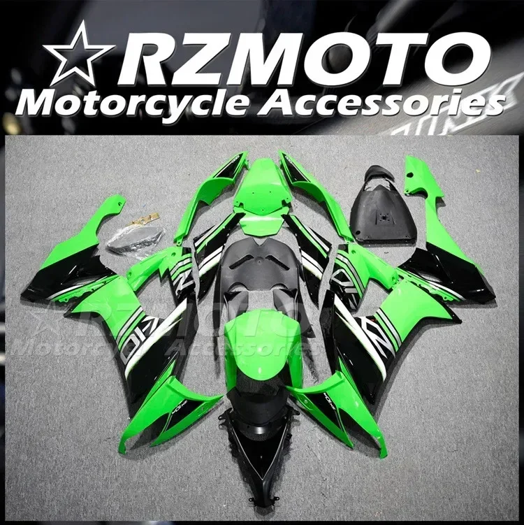 4Gifts New ABS Full Fairings Kit Fit For KAWASAKI ZX-10R ZX10R 2008 2009 2010 08 09 10 Bodywork Set Custom Green