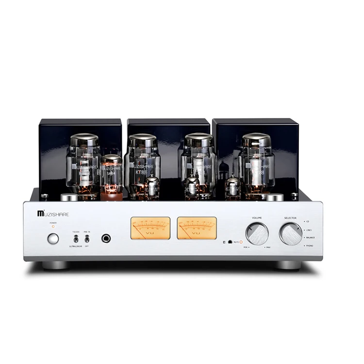 Professional Amplifier 12AX7-12AU7-2 -KT88 -5AR4Integrated Vacuum Tube Amplifier Class Ab Power Amplifier