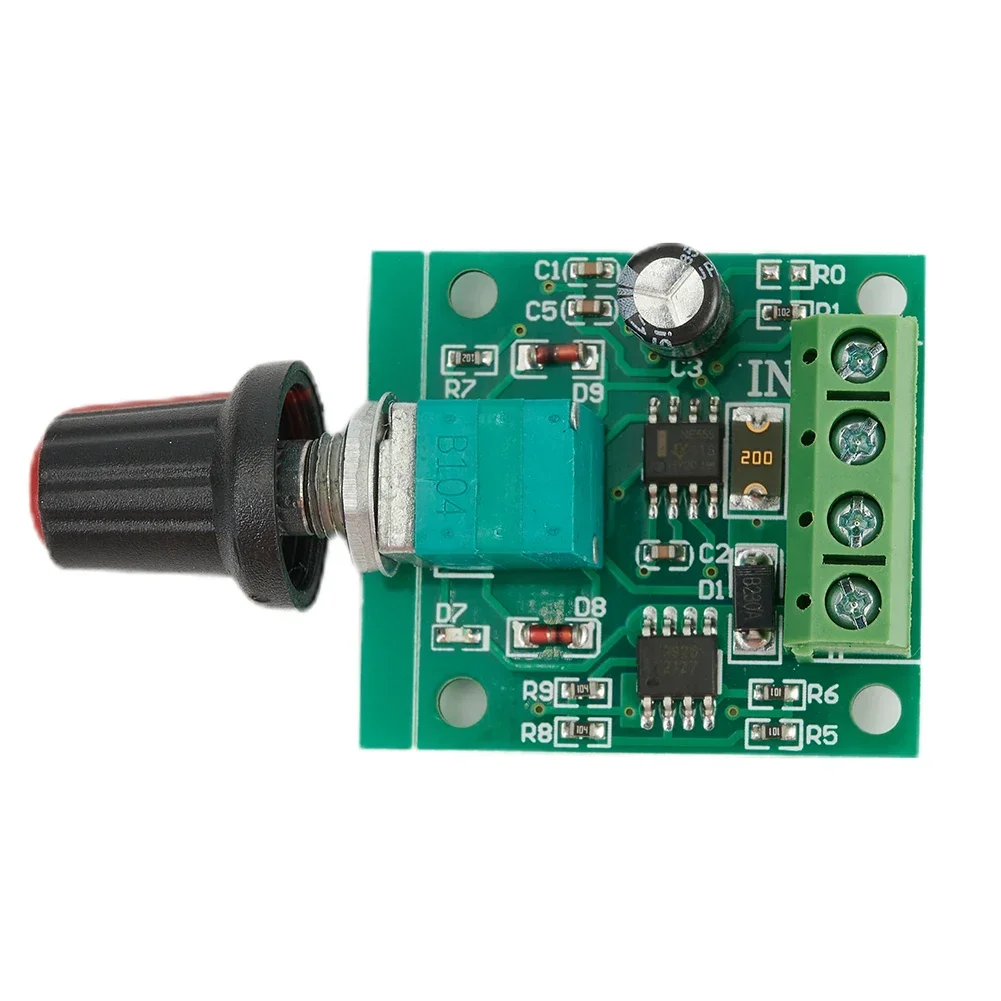 DC 1.8V 3V 5V 6V 12V 2A 1803BK PWM Motor Speed Controller -=Low Voltage Motor Speed Regulator Switch PWM Adjustable Drive Module