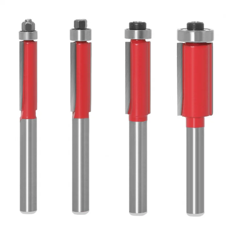 Woodworking Trimming Knife Carving Woodworking Router Bit Trimming Machine Head1/2 1/4Alloy Edge